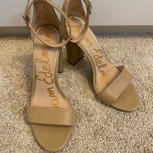 Sam Edelman Women's Yaro Tan Heels 7.5